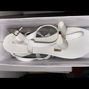2 for 1 Steve Madden and Off Brand White Sandals